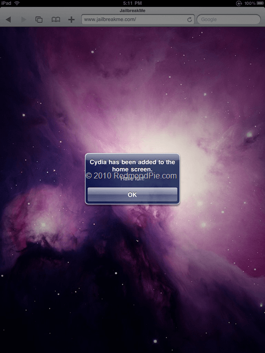 วิธี Jailbreak iPad iOS 3.2.1 ด้วย JailbreakME 2.0 Star [VDO] iPhoneMod