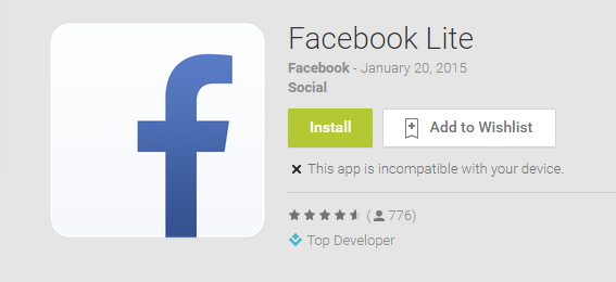 Facebook Lite เล็ก แรง เร็ว ออกแบบสำหรับเครื่องสเปคต่ำ