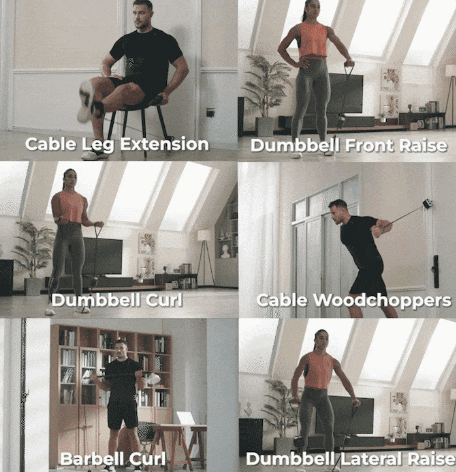 Unitree Pump Smartphone Connected Motor Powered Portable Gym