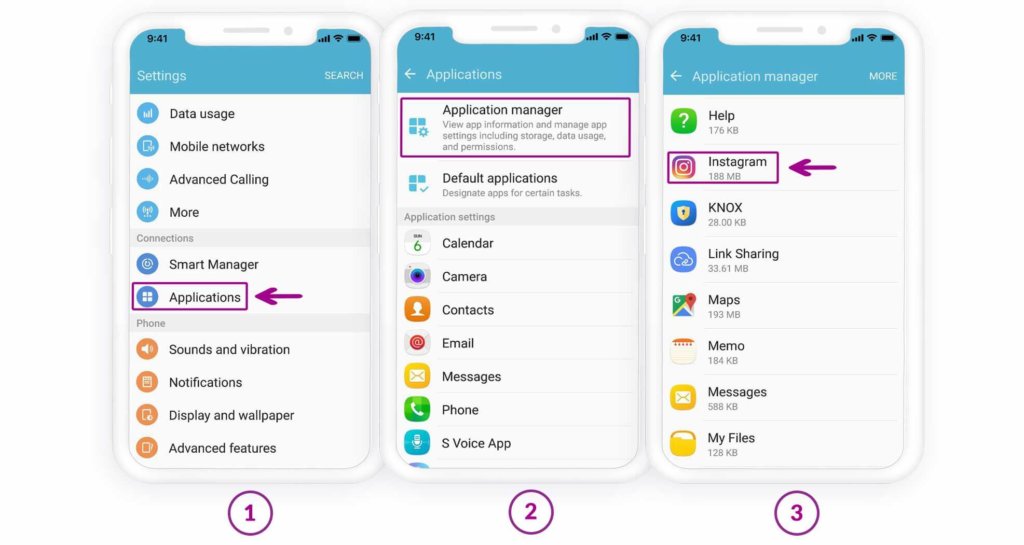 clear_Instagram_cache_on_android