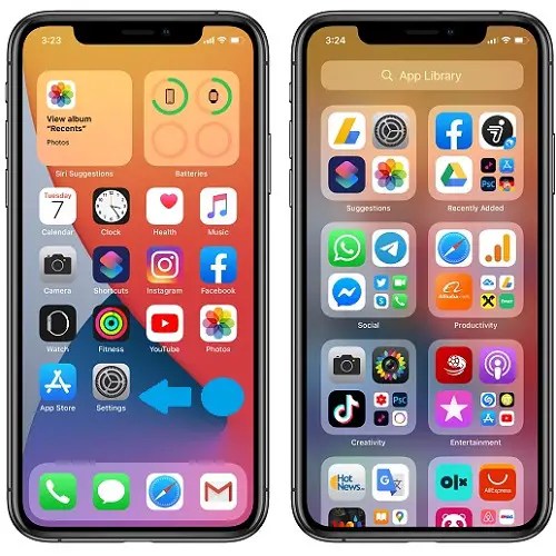 How To Use The New iPhone App Library In iOS 14