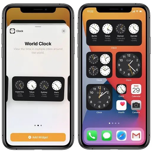 How To Use The iPhone Home Screen Clock Widget (iOS 14) LaptrinhX / News