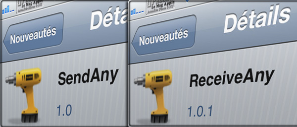 SendAny et ReceiveAny sont enfin disponibles ! [Tweak Cydia] iPhonote