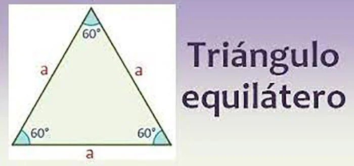 👉 Triángulo equilátero Definición, Elementos, características