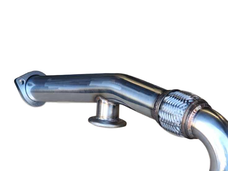 IPR Stainless Exhaust 1pc Y Pipe with EGR Cooler conection 20032007