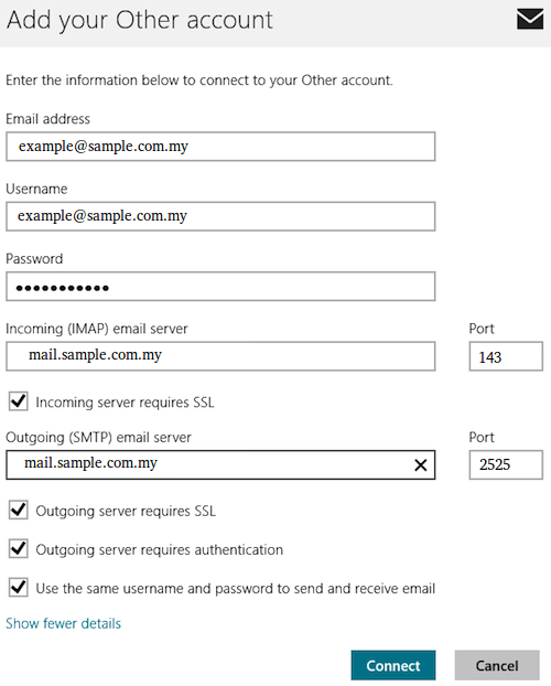 How To Setup Email Account In Windows 8 IPSERVERONE