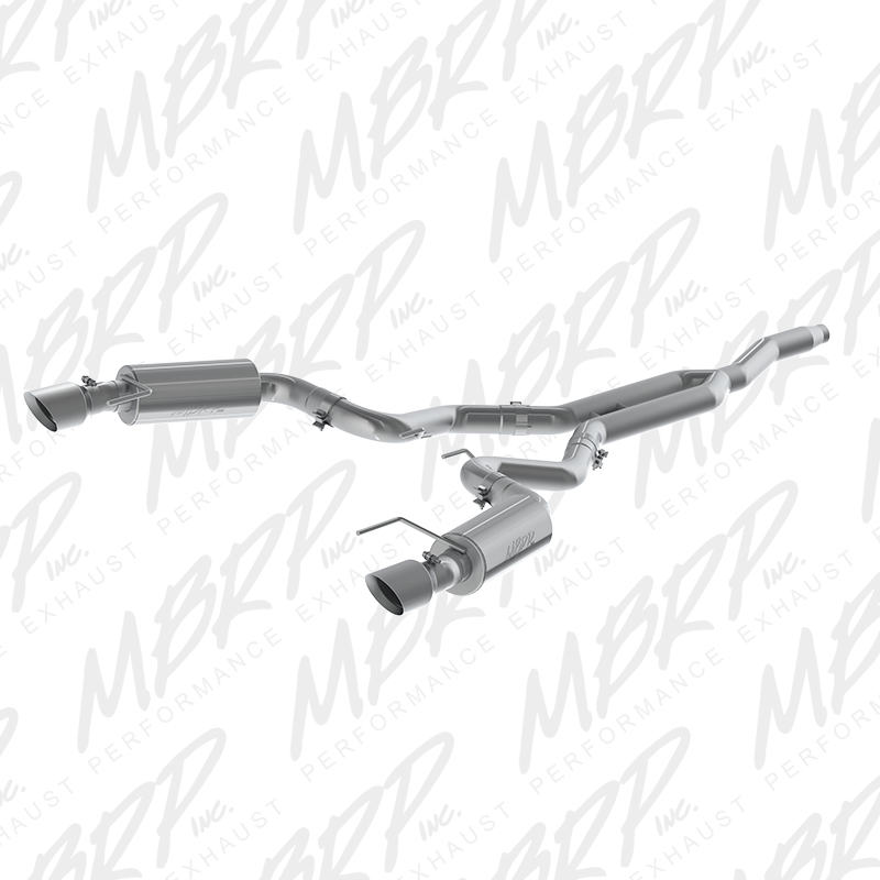 MBRP 3" Cat Back w/ Dual Split Rear 20152016 Ford Mustang 2.3 Ecoboost