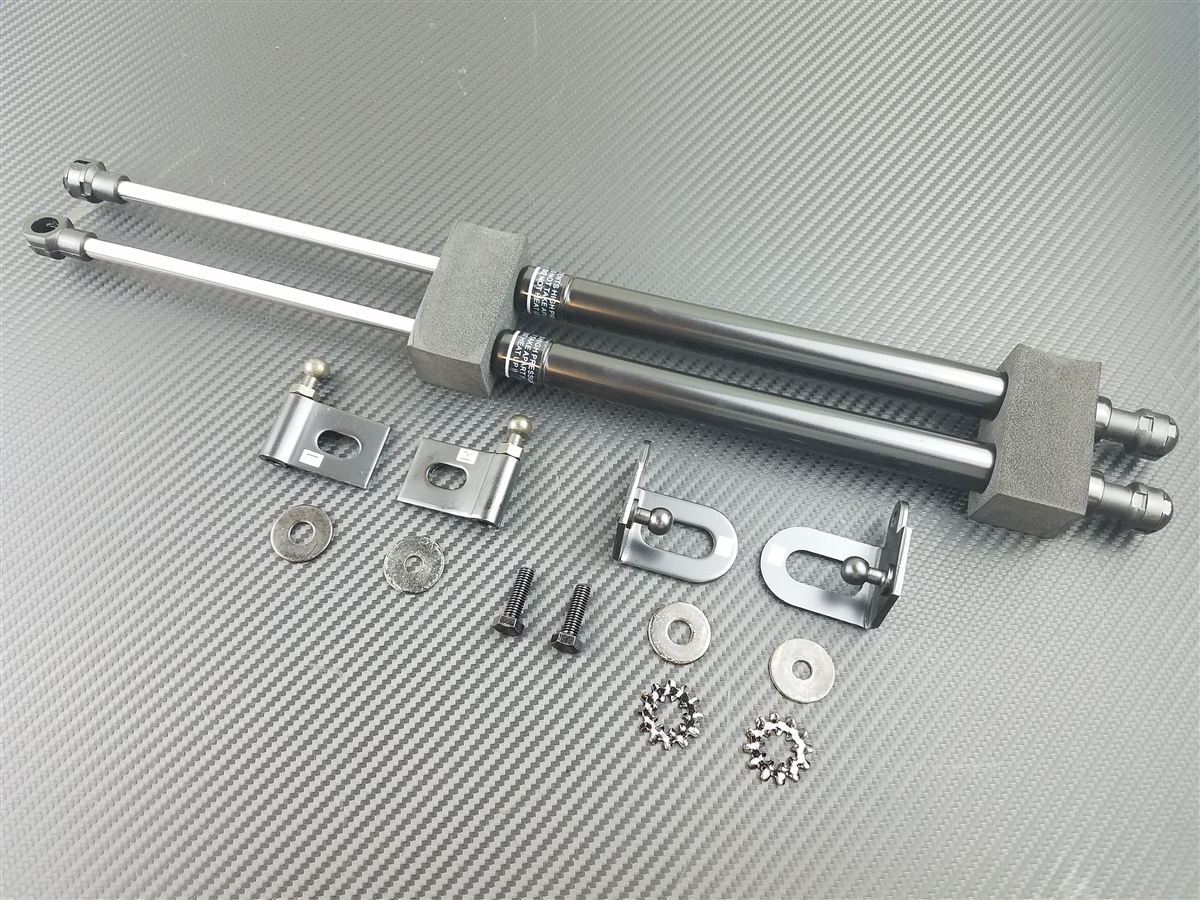 P2M MITSUBISHI EVO X BLACK SERIES ENGINE HOOD DAMPER » iRace Auto Sports