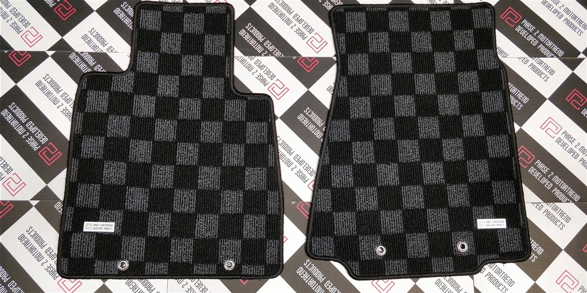P2M NISSAN Z34 370Z RACE FLOOR MATS DARK GREY » iRace Auto Sports