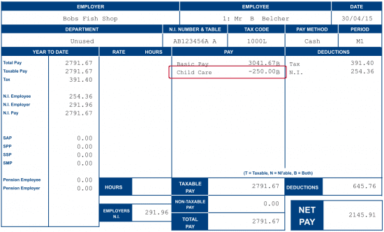 Salary Sacrifice On Payslip Urjen Salary