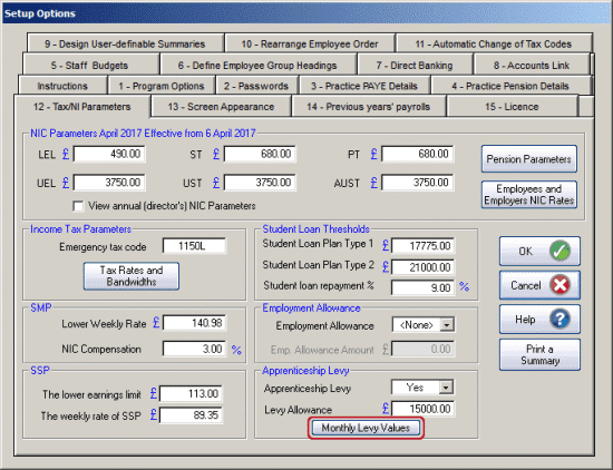 Splitting Apprenticeship Levy across multiple databases with the same
