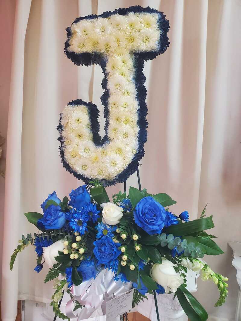 Funeral Letter J Iris florist