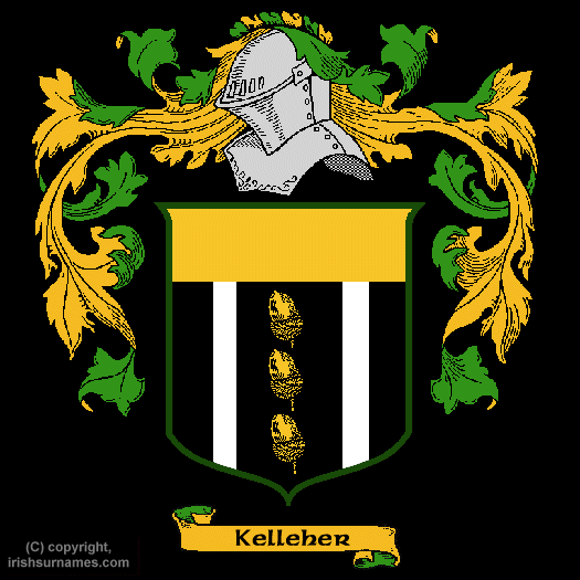 Kelleher coat of arms and Kelleher family history