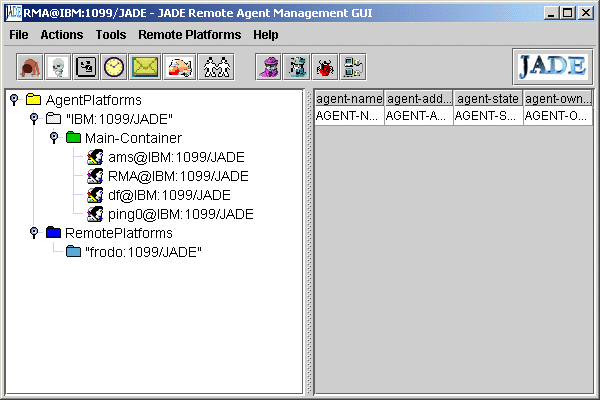 JADE Tutorial 4 Using HTTP MTP for inter platform