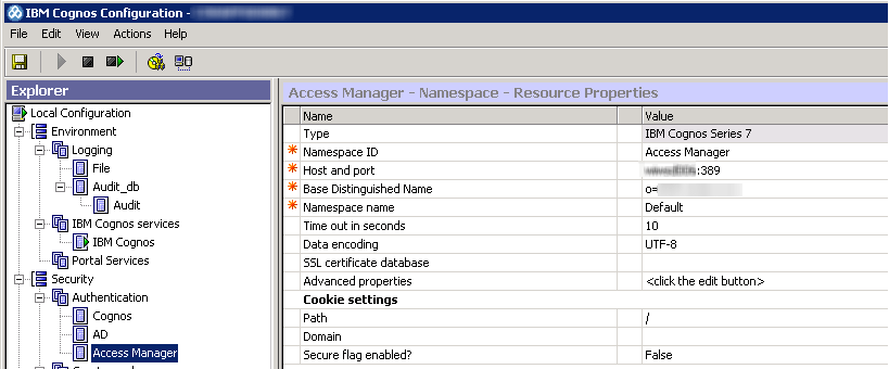 Configuring Cognos Single Sign-on with Multiple Authentication