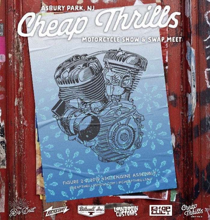2019 Cheap Thrills Motorcycle Show and Swap Meet, Asbury Park, NJ
