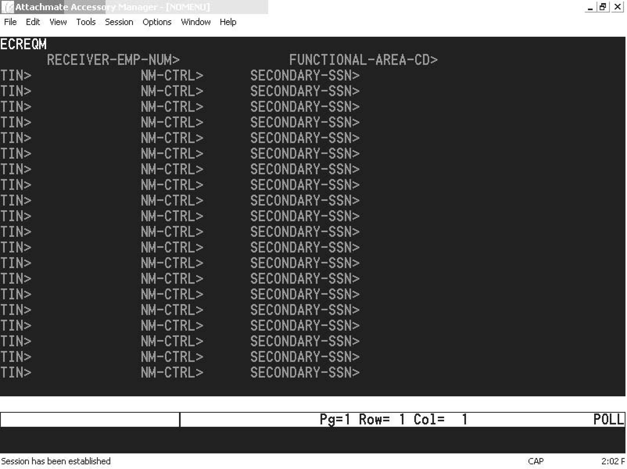 2.3.27 Command Code ECREQ Internal Revenue Service