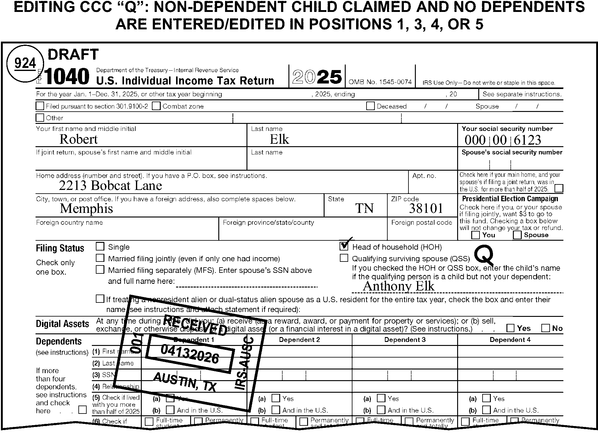Form 1040 Capital Gain Tax Worksheet