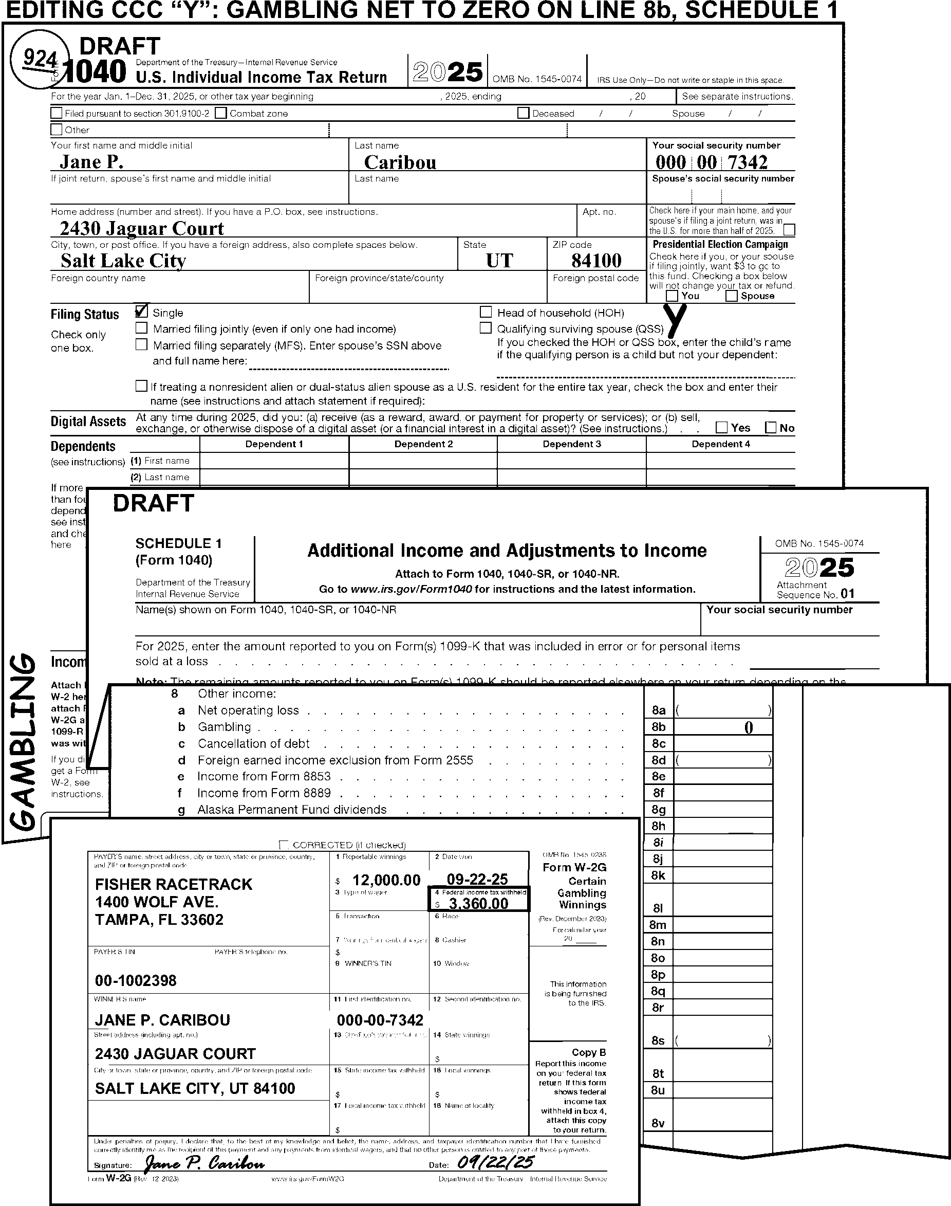 3.11.3 Individual Tax Returns Internal Revenue Service