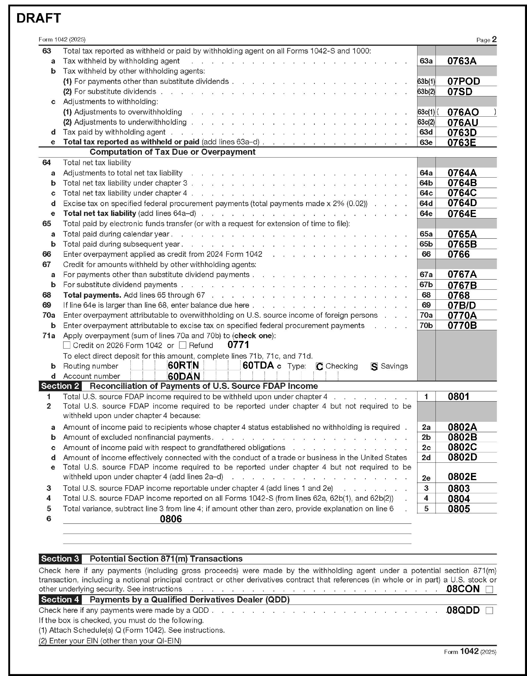 3.22.110 Processing Form 1042 Withholding Returns Internal Revenue