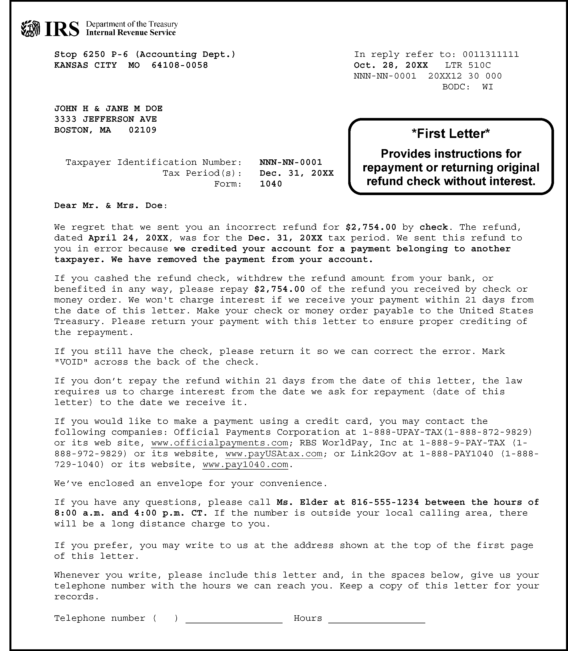 3 17 80 Working And Monitoring Category D Erroneous Refund Cases