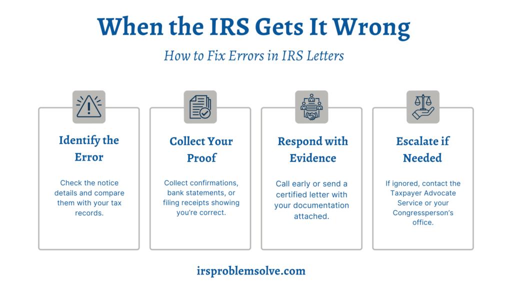Fixing an IRS Error When You Can’t Get Anyone on the Phone Todd S