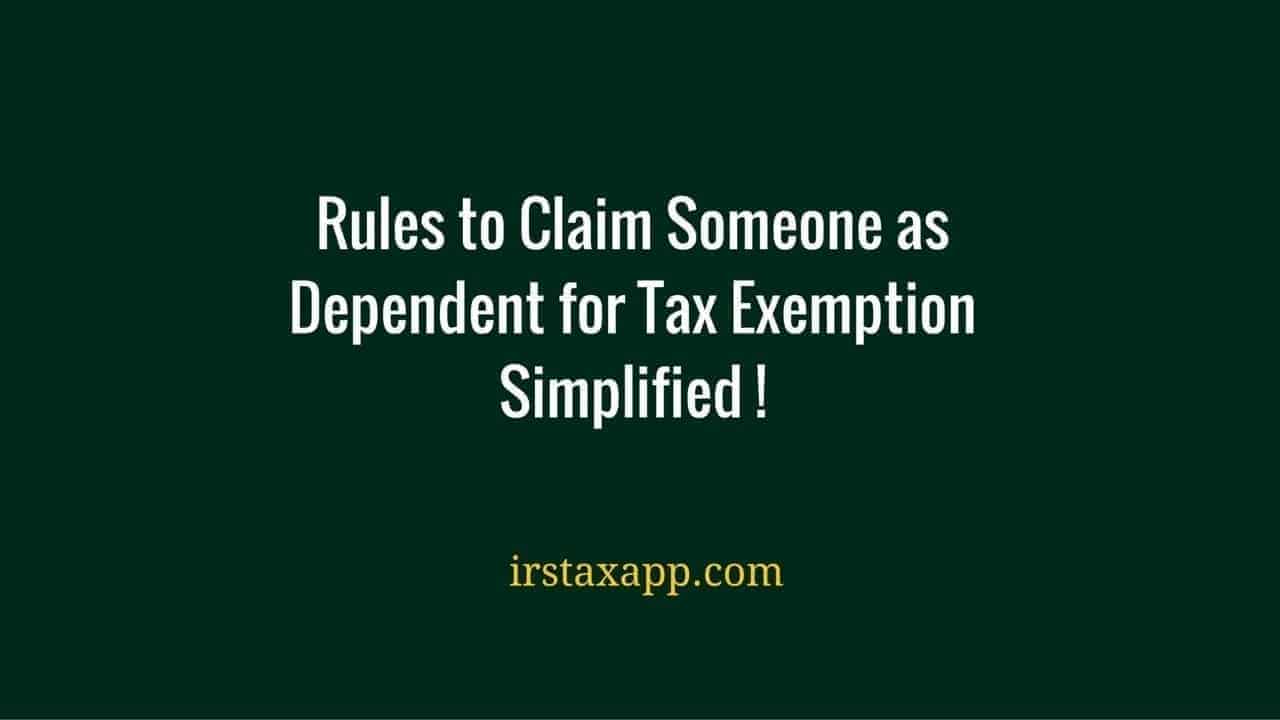 dependent meaning Internal Revenue Code Simplified