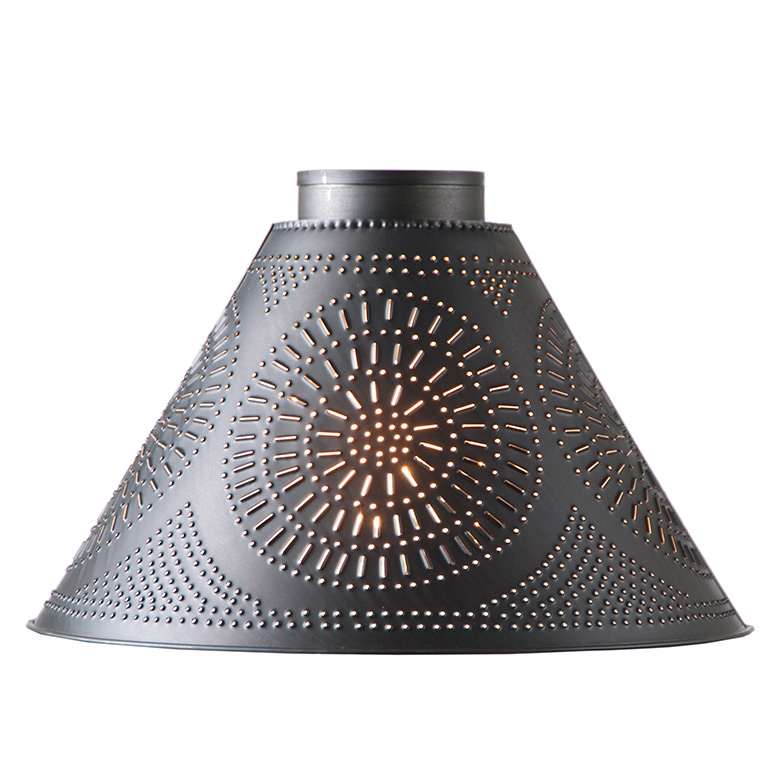 Irvins Tinware Large Barrington Replacement Shade with Chisel in