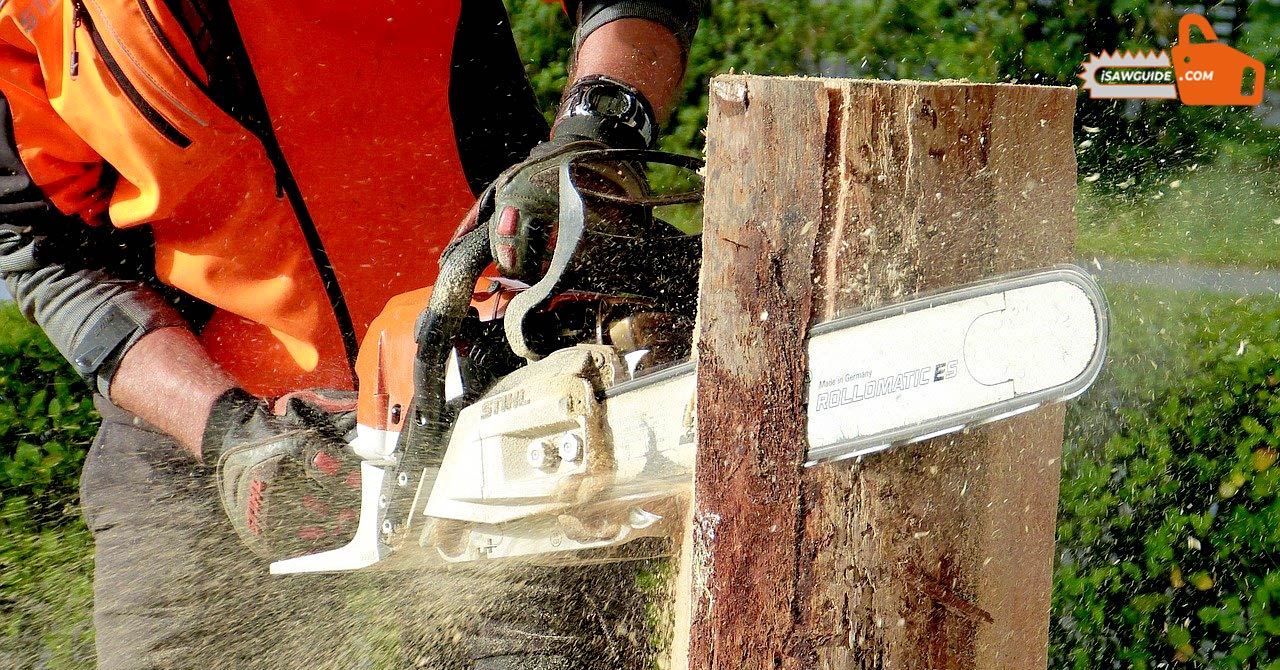 How To Cut a Log Lengthwise With a Chainsaw 5 Steps Guide