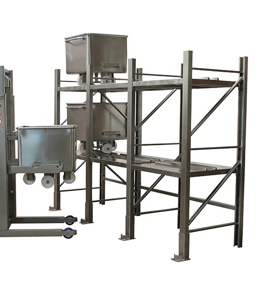 Dump buggy storage racking ISCA HPS