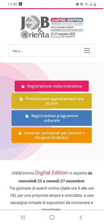 Gli Studenti Dell'indirizzo Economico Dell'it “Di Maggio”- San Giovanni Rotondo Al Job&Orienta Digital Edition 717_x_333_png