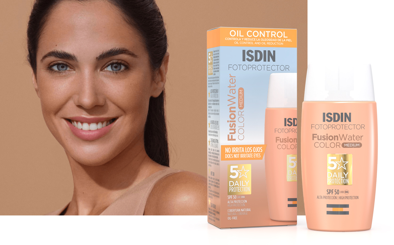 Fusion Water Color, protector solar con color ISDIN