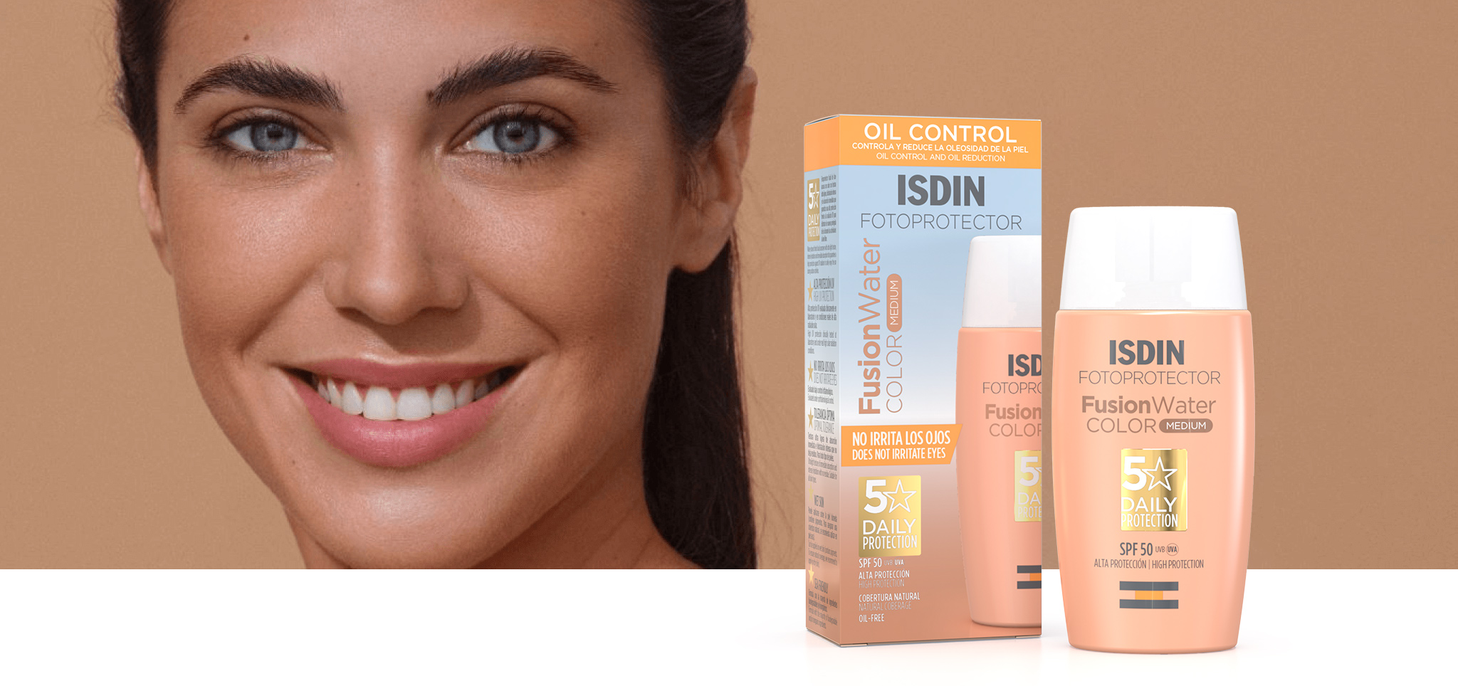Fusion Water Color, protector solar con color ISDIN