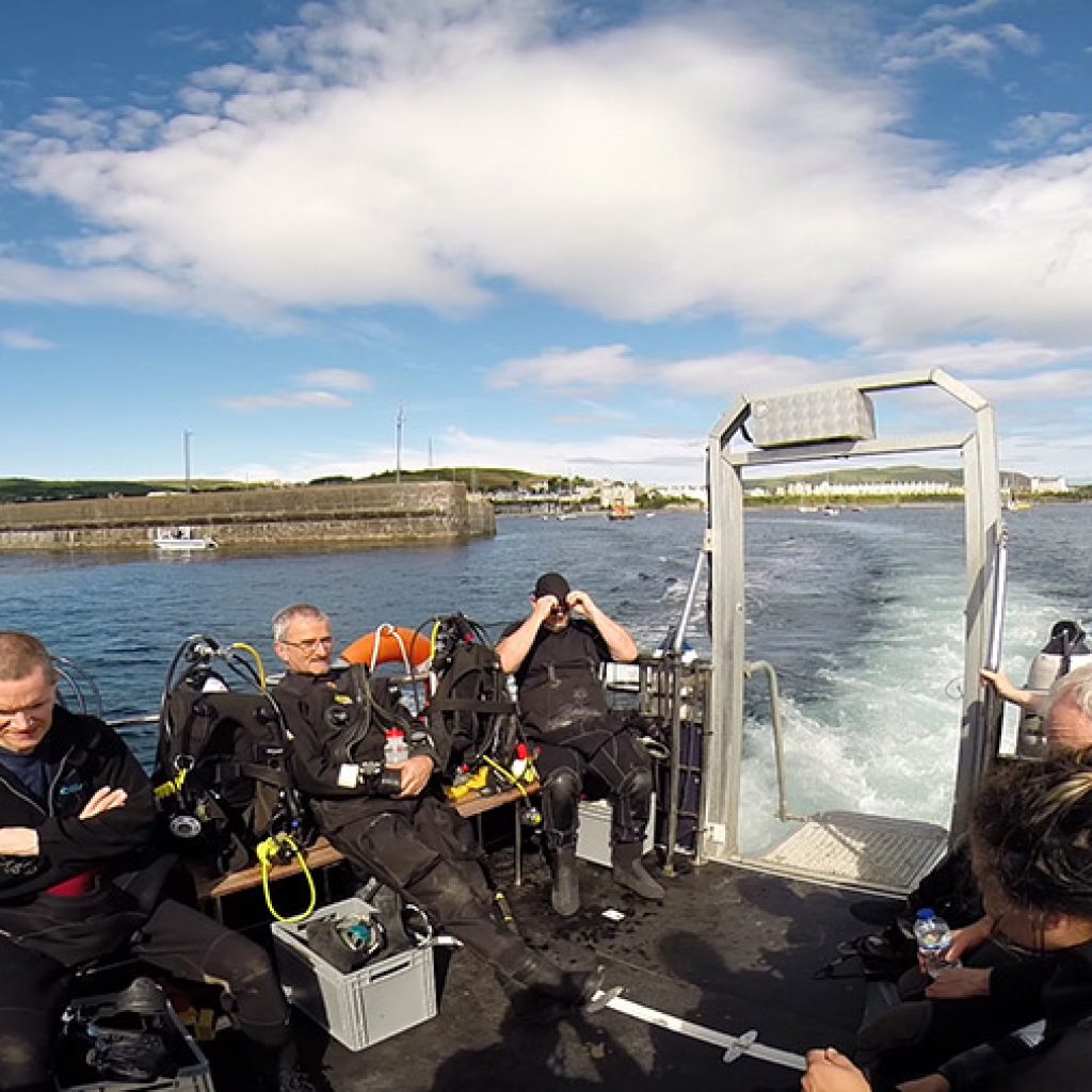 Our Boat to Isle of Man Diving Charters