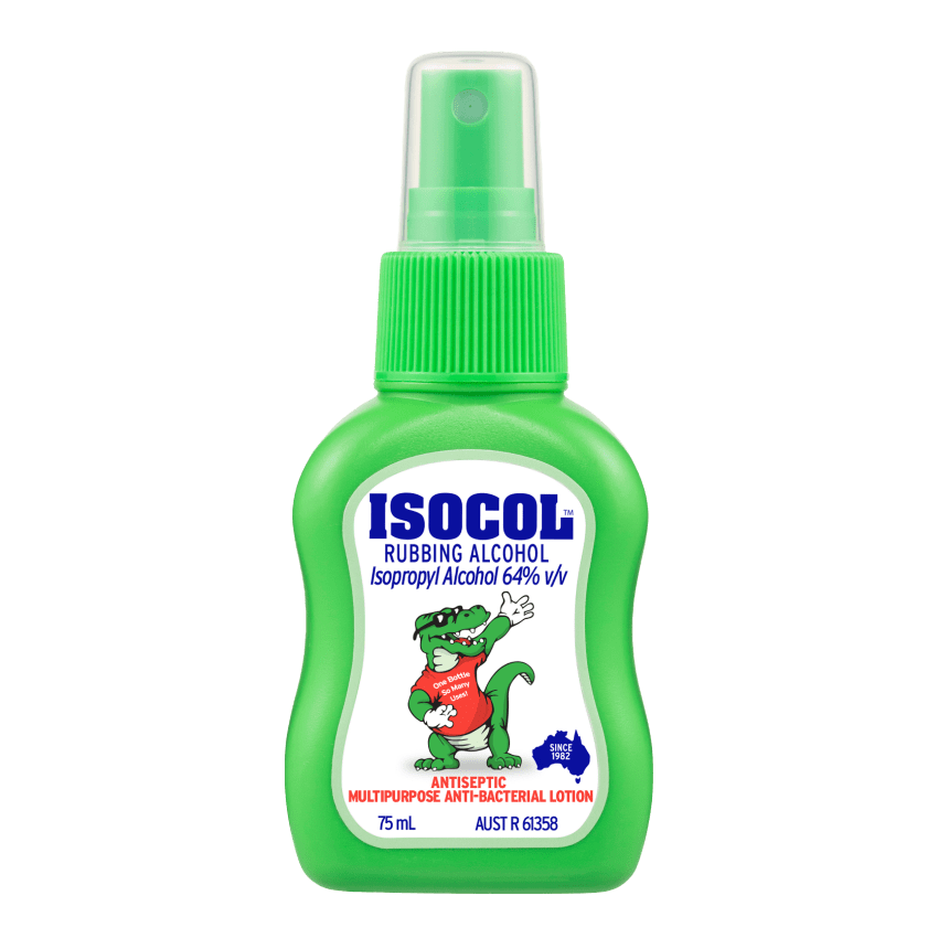 Isocol Rubbing Alcohol Australian Manufactured and Operated