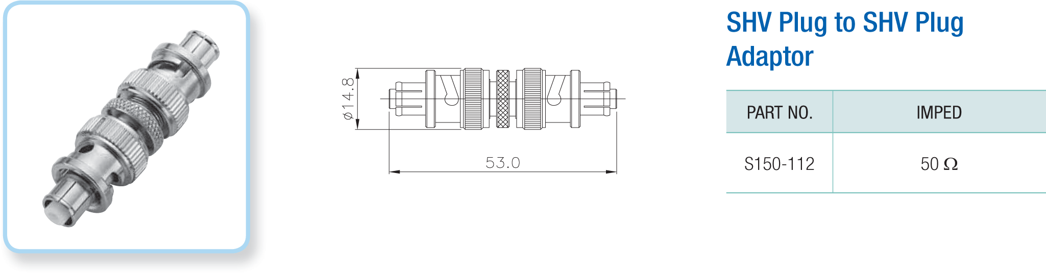 SHV Coaxial Connectors by ISOTEC