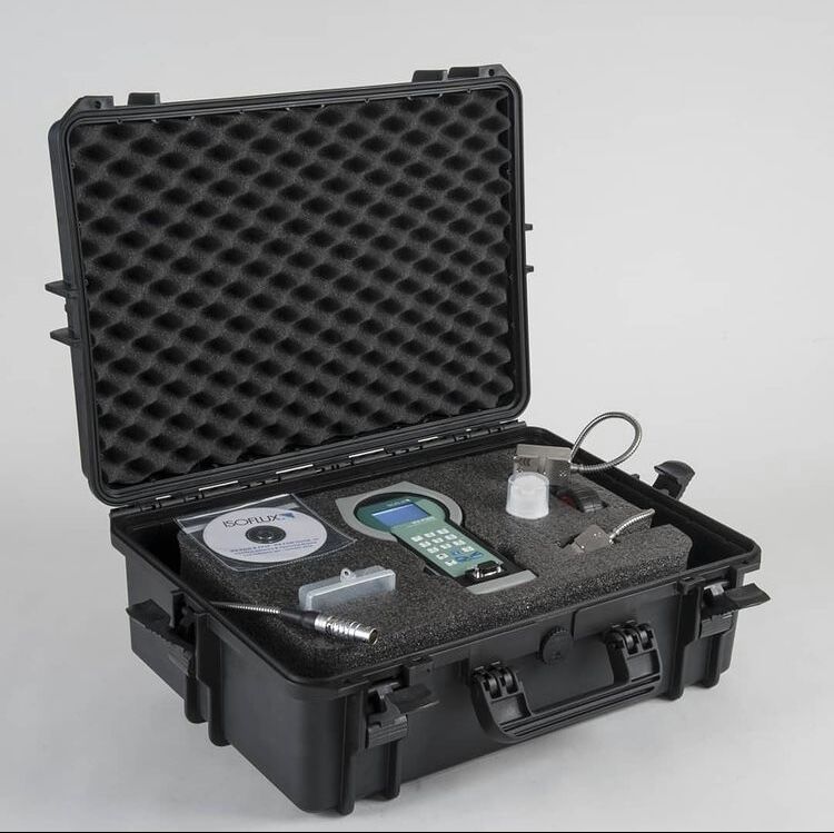 Portable clampon flow meter IFXP200 ISOFLUX ISOIL Industria