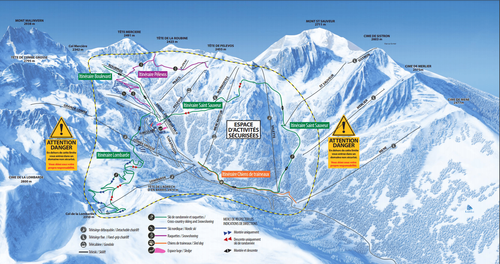 Isola 2000 ski » Voyage Carte Plan
