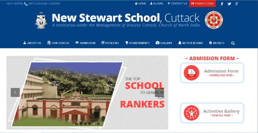 New Stewart School, Cuttack iSolution India Intusoft Solution
