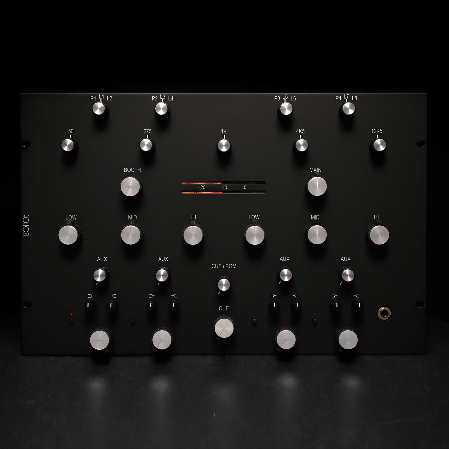 Isonoe Electronics Bespoke Rotary DJ Mixers, Equalisers, Isolators
