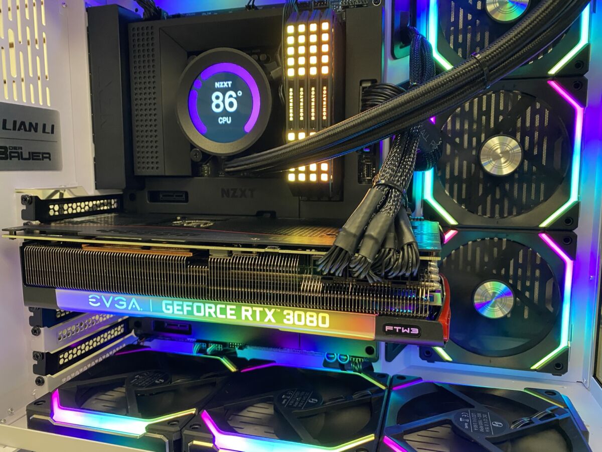 Latest customer build Intel i910900K with a RTX 3080