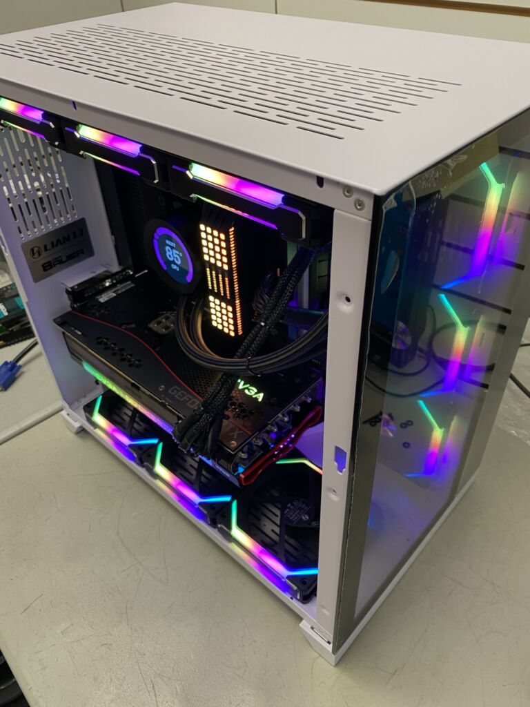 Latest customer build Intel i910900K with a RTX 3080