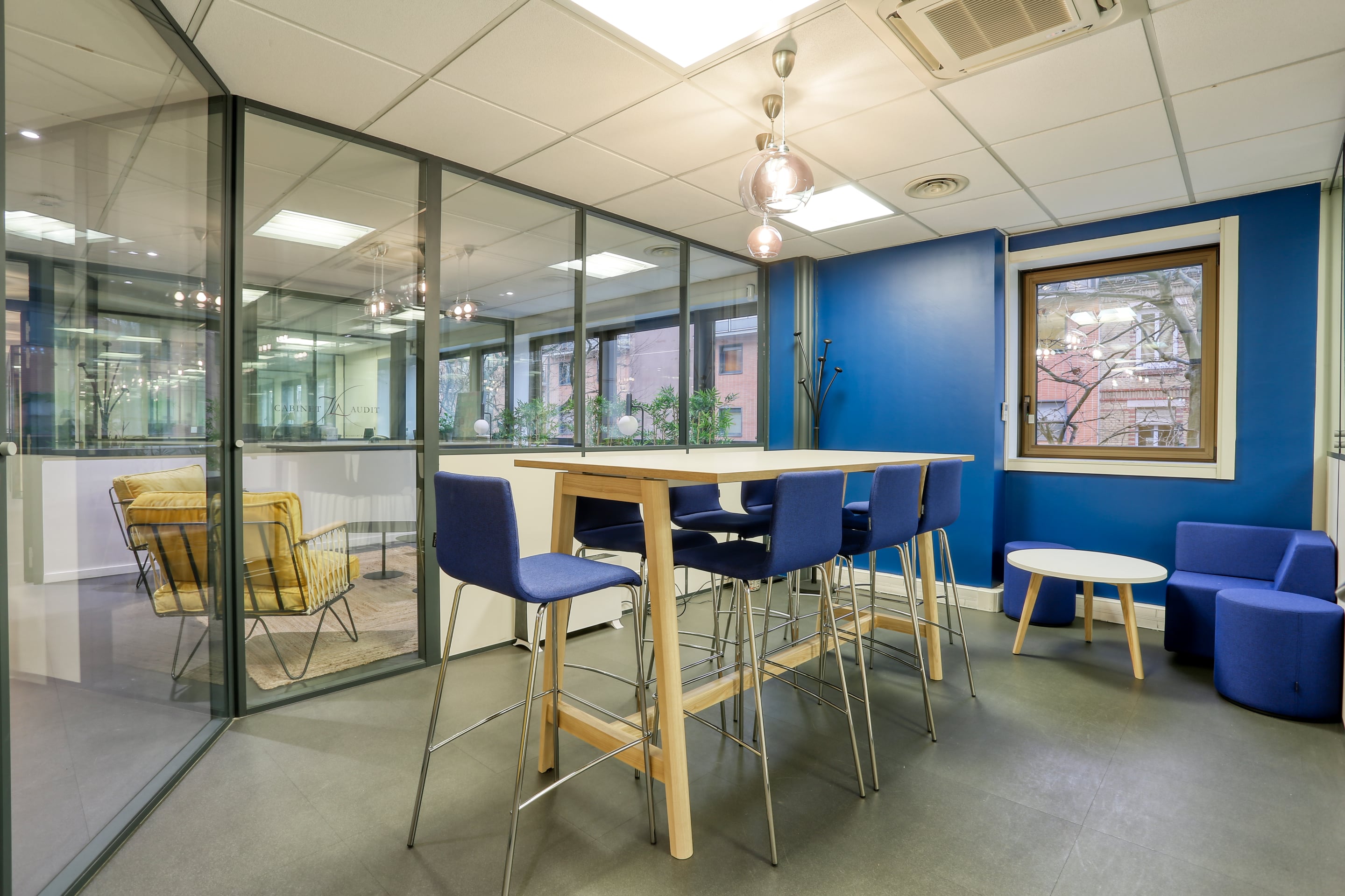 Aménagement des bureaux du JLA Audit par Isospace