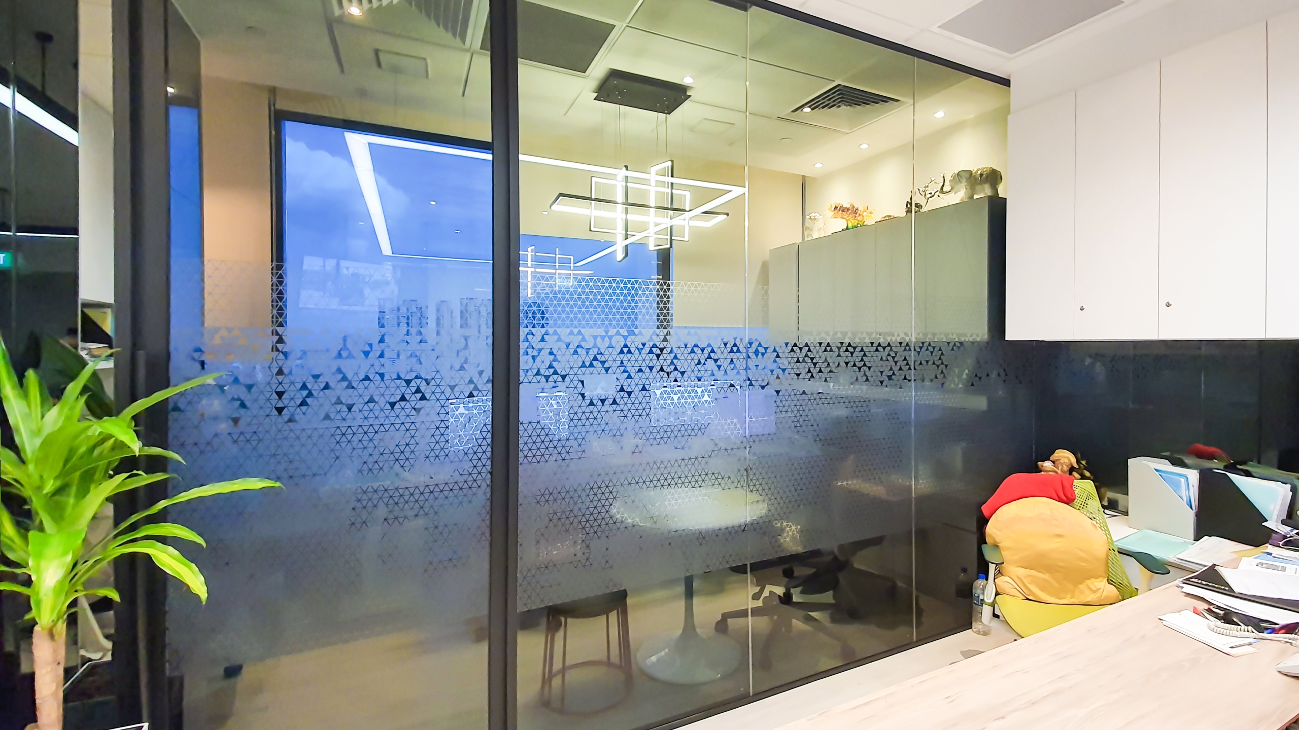 Tinted Glass Integrate Systems Panel