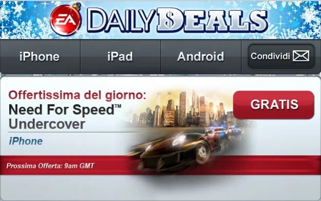 Continuano i regali di EA Need for Speed Undercover disponibile