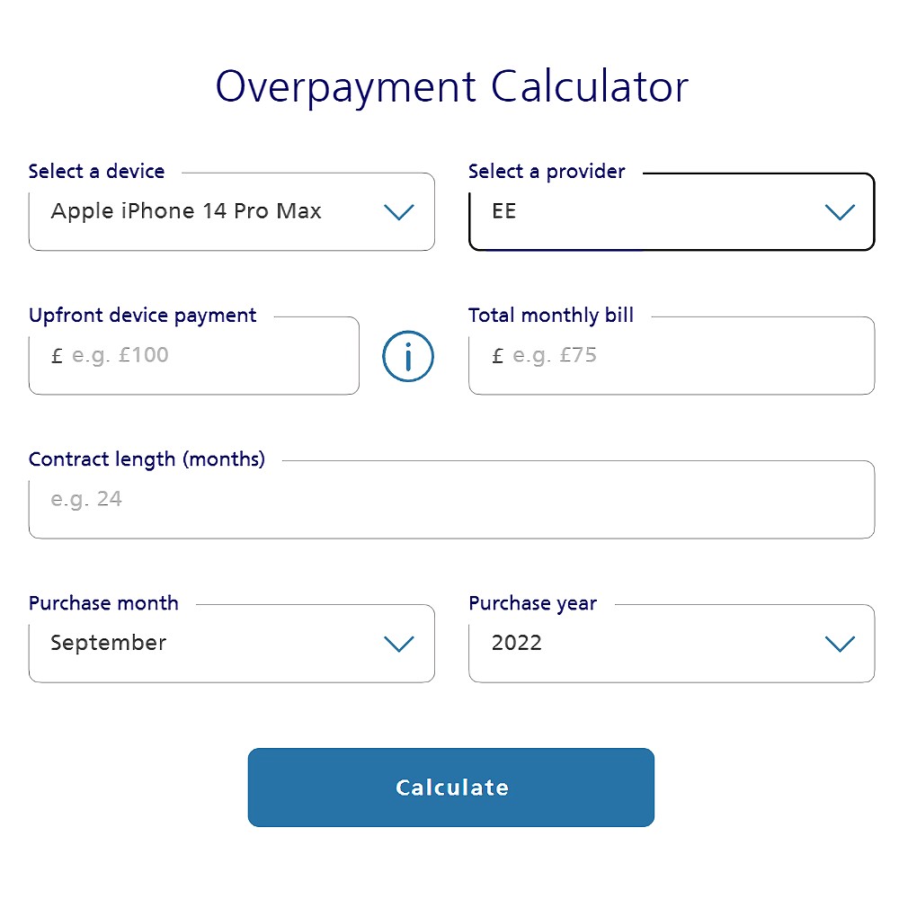 Virgin Media O2 UK Launch Smartphone Overpayment Calculator ISPreview UK