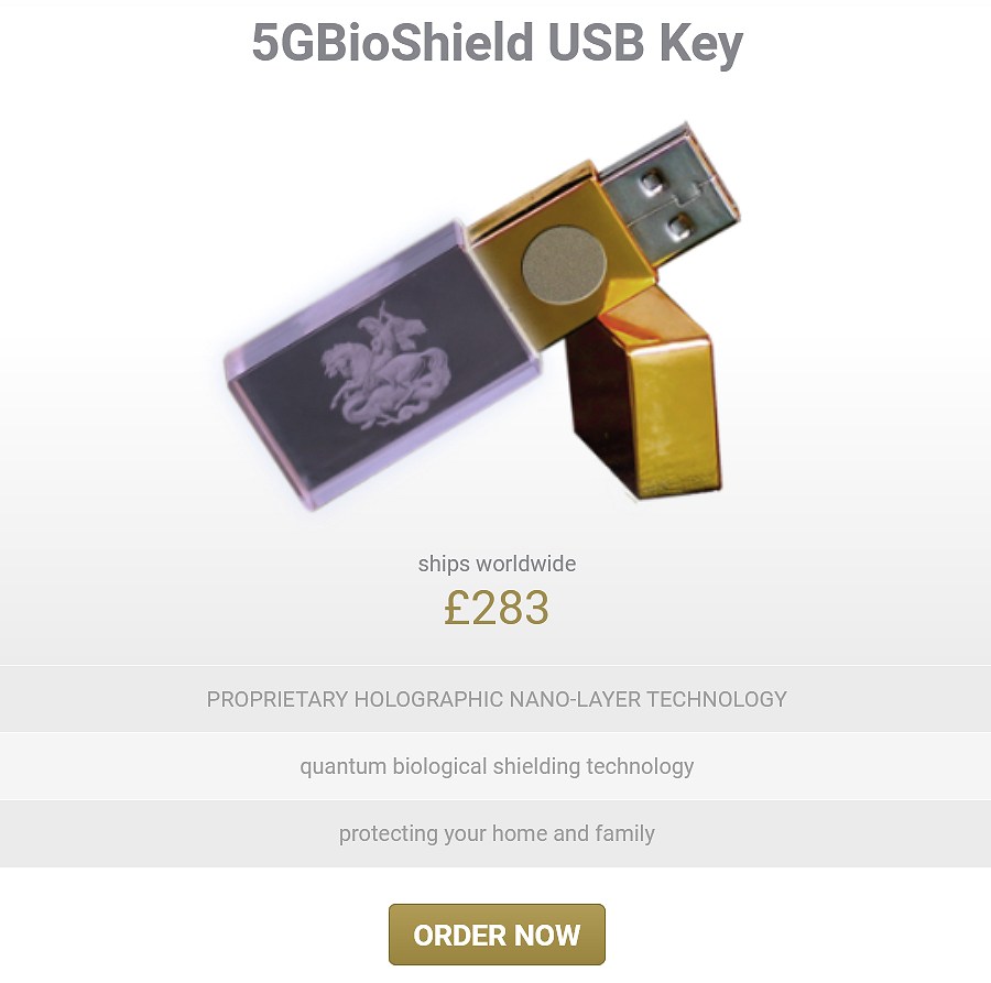 Trading Standards to Halt Sales of £300 SCAM Anti5G USB