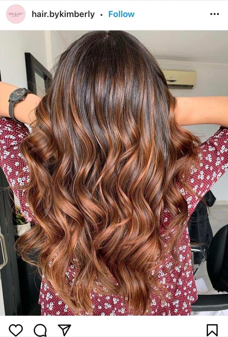 20 Hot Copper & Red Balayage Hair Color Ideas That Are On Fire! I Spy
