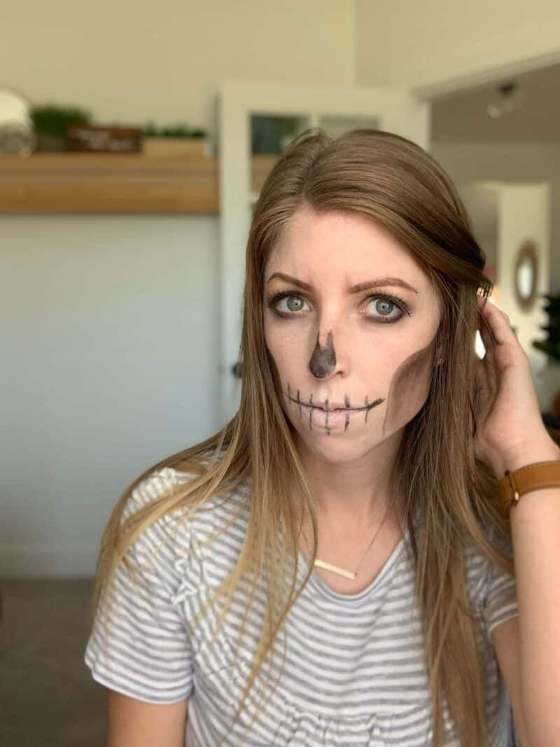 An Easy Skeleton Makeup Tutorial With Real Makeup I Spy