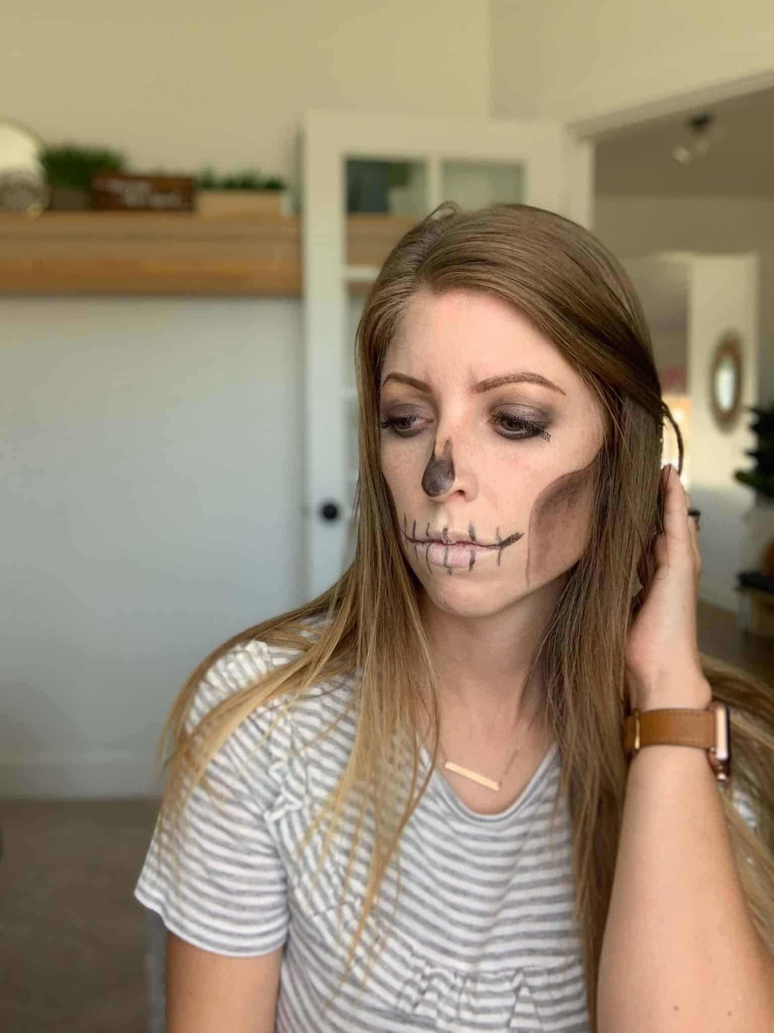 An Easy Skeleton Makeup Tutorial With Real Makeup I Spy